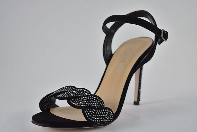 POLETTO 656492 BLACK/SILVER - TMNewYork | Tsakiris Mallas Shoes Store ...
